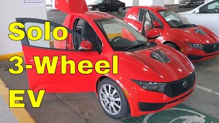 ElectraMeccanica Solo  Full Test Drive and Review  18500 Threewheel EV [upl. by Pren836]