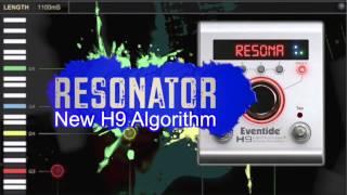 Resonator Demo for the Eventide H9 Stompbox [upl. by Marceau]