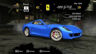 Need For Speed Most Wanted Ultimate Edition  All Cars List [upl. by Elysee]