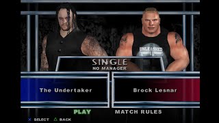 The Under Taker vs Brock Lesnar MATCH here comes the pain [upl. by Thoer]