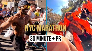 The NYC Marathon Vlog  31 Minute 22 Second Course PR [upl. by Joleen21]