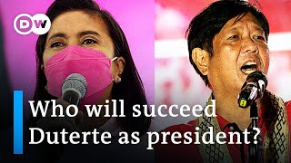 Philippines elections 2022 Dictators son and namesake Marcos Jr leads opinion polls  DW News [upl. by Knowles]