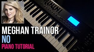 How To Play Meghan Trainor  No Piano Tutorial [upl. by Anisirhc]