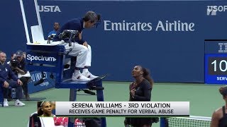 Tennis Channel Live Naomi Osaka defeats Serena Williams In Dramatic US Open Final [upl. by Sirromed]