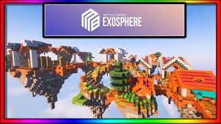 MINECRAFT BM Exosphere Mod Pack Ep2 On top of the world [upl. by Lisabeth]