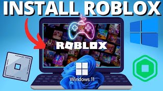 How to Download Roblox on Laptop amp PC  Install Roblox on Windows Computer Windows 1110 [upl. by Garold]