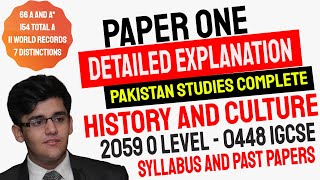 Comprehensive Coverage of Pakistan Studies  The History and Culture of Pakistan  O level  IGCSE [upl. by Hunley]