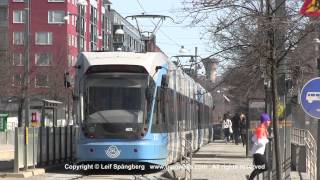 SL Tram Tvärbanan Mårtensdal Stockholm [upl. by Ogata958]