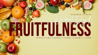 COVENANT DAY OF FRUITFULNESS SERVICE  1OCT 2023  FAITH TABERNACLE OTA [upl. by Jamilla]