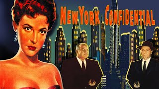 New York Confidential 1955  Full Film Noir Movie  Broderick Crawford  Richard Conte [upl. by Nevaed]