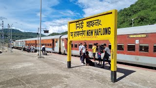 12507 TVCSilchar ARONAI EXPRESS arriving at New Haflong [upl. by Tavish]