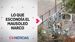 REVELAN LO QUE ESCONDÍA el narco mausoleo destruido en Lo Espejo  CHV Noticias [upl. by Howell]