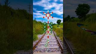 Railway crossings signal animation vfxkhushali animation vfxstudio vfx vfxshorts [upl. by Gershon939]