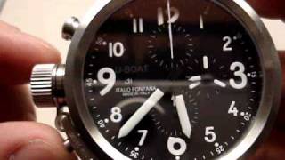 UBoat Flightdeck Chronograph 50mm Automatic Watch Review [upl. by Sidhu]