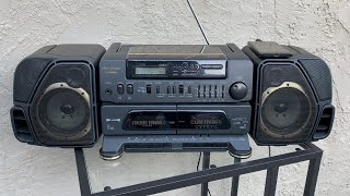 Fisher PHW5000 vintage boombox from 1990 [upl. by Kask]