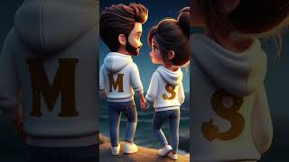 M S name love song romantic cidlovesong deardarling dblock dearzindagi screeen danielwebe [upl. by Myo824]