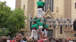 Castellers de Sabadell  quot2d7quot Festa Major 2024 [upl. by Acined]