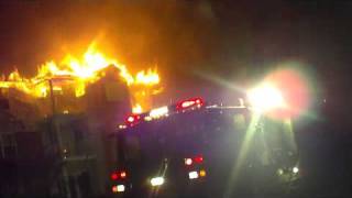 April 23 2009 The Overlook Apartment Fire Elkhart Indiana [upl. by Crispen]