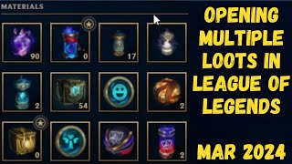 League of Legends opening multiple loots Mar 2024 leagueoflegends [upl. by Ado]