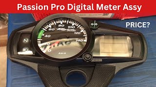 Passion Pro Digital Meter Assembly Price  New Hero Passion Pro Speedometer Set Price  Bike Parts [upl. by Ainecey]