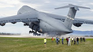 Skilled US Pilot Pushes C5 Engines to Extreme Limits During Insane Takeoff [upl. by Gnurt327]