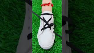 Lace pattern tying method  187 shoes shoelacetiestyle fashion [upl. by Butcher]