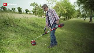 EINHELL Power XChange Cordless Lawn Trimmer 3411300 [upl. by Evvie]