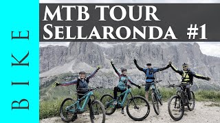 Sellaronda MTB TOUR ORARIO  Primo giorno [upl. by Swerdna406]