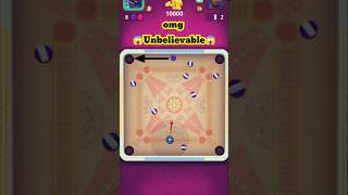 ❌Unbelievable lucky top 1 finish🙅 Carrom king World of Carrom carromking topgames shortsfeed [upl. by Tumer]