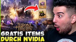 🎁NVIDIA VERSCHENKT THRONE amp LIBERTY GOODIES🎁GRATIS AMITOI  SCHMUCKMÜNZEN🤑SO GEHTS [upl. by Birchard]