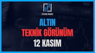 ALTIN TEKNİK GÖRÜNÜM  ONS ALTIN YORUMLARI  12 KASIM [upl. by Shiau]