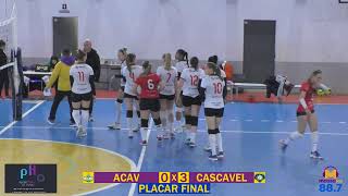 JAPS  FASE REGIONAL  FINAL VOLEIBOL FEMININO  ACAV CAPANEMA X CASCAVEL [upl. by Shaefer100]