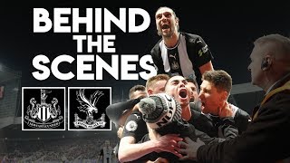 BEHINDTHESCENES  Newcastle United 1 Crystal Palace 0 [upl. by Leisha]