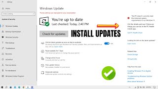 How to Install Windows 10 Update  Windows Update Isnt Working 100 Working [upl. by Benildis]