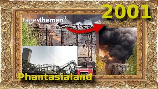 ARD  Tagesthemen 1 Mai 2001  Feuer im Phantasialand [upl. by Norvol271]