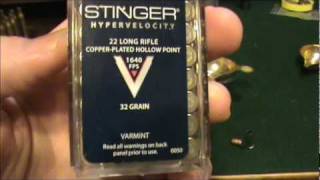 CCI Stinger 22 LR Review Part 1 [upl. by Hsreh]