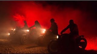 Mandy 2018 Movie quotNicolas Cagequot Meeting the demonic bikers for the first time scene [upl. by Ahsieket]