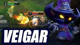 WILD RIFT VEIGAR MID LANE GAMEPLAY IN SEASON 13 BUILD amp RUNES [upl. by Kyd]