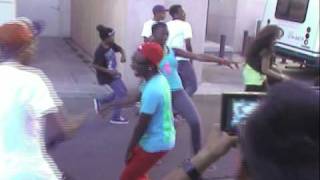 Power Rangers and Cliff Savage Jerkin at the Babydollz video shoot [upl. by Aihsemot183]