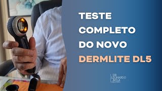 TESTE COMPLETO DO DERMATOSCÓPIO DERMLITE DL5  REVIEW [upl. by Lierbag]