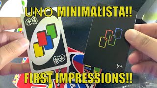 The Most BOUJEE Uno Cards Ever Uno Minimalista First Impressions amp Comparison [upl. by Shawn]