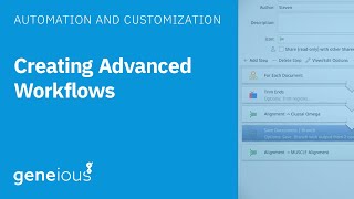 Creating Advanced Workflows in Geneious Prime [upl. by Deaner]