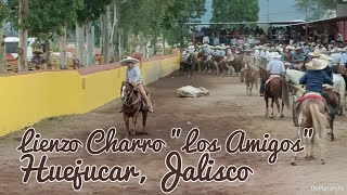 21023 Coleadero y Baile en el Lienzo Charro Los Amigos de Huejucar Jalisco con El Nono y su Banda [upl. by Ycat]