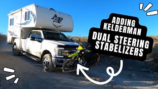 Kelderman Dual Steering Stabilizer Install On A Ford Superduty [upl. by Urania]