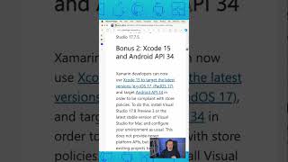 Xamarin Support for Android 14 API 34 amp iOS 17 Xcode 15 [upl. by Nicolette764]