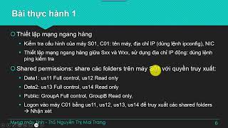 Windows Server 2019  Kết nối mạng  Share permission [upl. by Led]