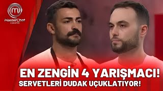 Masterchef 2024 En Zengin 4 Yarışmacı Servetleri Dudak Uçuklatıyor [upl. by Nylahsoj]