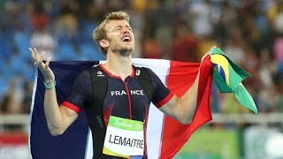 Christophe Lemaitre médaillé de bronze sur le 200m à Rio SON RMC [upl. by Ihab]