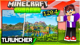 how to download amp install shaders in minecraft tlauncher 1204 [upl. by Cyndia]