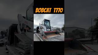 Bobcat T770 on the bed 🚜 Towing bobcatequipment equipmenthauling [upl. by Ashby872]